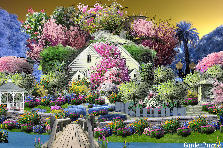 Garden design:Only by boat, can you travel to this little enchanted island. If you ever wish to be on your own island, secluded and at peace from the world, this is it. "The Island," can not be seen by the naked eye while searching, but needs a special request to travel here. So take your swim suit, tan lotion, fising rod, and a good novel to read, because this is your serinity at last. Enjoy it. Garden design:Tropical Island Hideaway