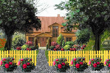 Garden design:Country Home