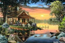 Garden design:Adirondack cabin