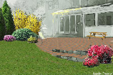 Garden design: Garden design:teraza new
