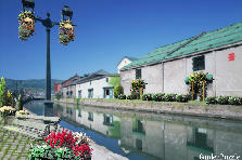 Garden design:Lamp post planter On Canal