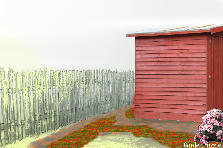 Garden design: Garden design:shed