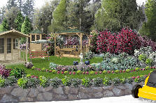 Garden design:A house to live quietly on the edge of the woods
Thanks by the background SABLAKER01 :)
Garden design:Living in the woods