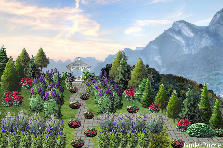 Garden design:Winding Gazebo