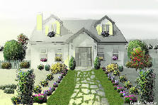 Garden design: Garden design:casita soñada