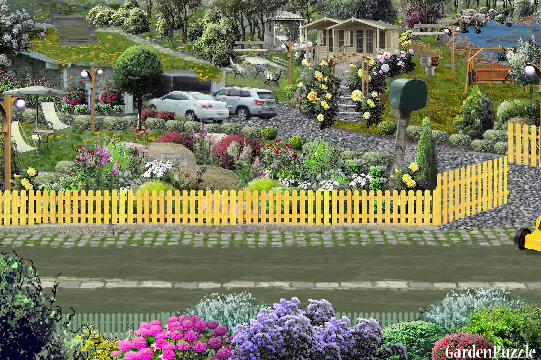 Garden design:The garden's mail box - Summer