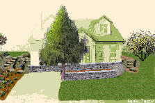 Garden design: Garden design:almost done