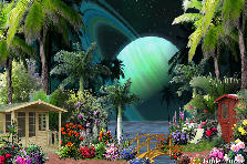 Garden design:We only know of things in our solar system, who knows what could be beyond??Planets that could sustain life...both human and plant. Is it possible? Will we ever know for sure? Garden design:Out of this World