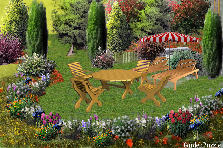 Garden design:back yard Garden design:in parc
