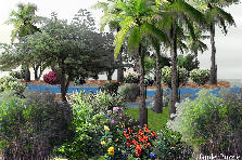 Garden design:silent stream