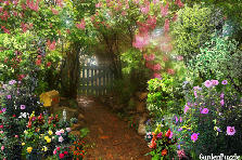 Garden design: Garden design:Entrance to the Garden