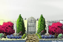 Garden design: Garden design:Old World