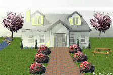 Garden design: Garden design:house