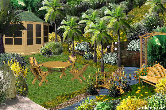 Garden design:Vacation - Spring