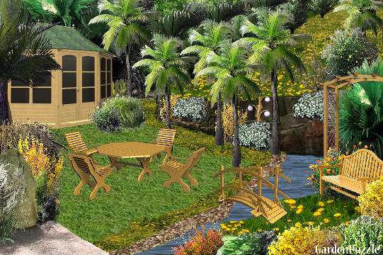 Garden design:Vacation - Autumn