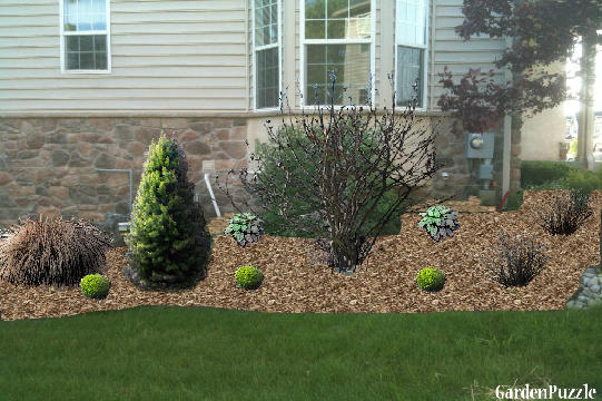 Garden design:Vollrath Side C - Winter