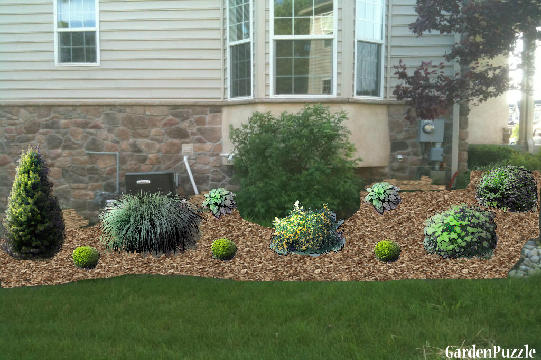 Garden design:Vollrath Side D - Spring
