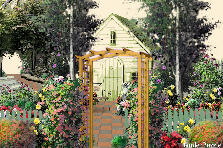 Garden design:grandmothers  home