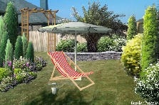 Garden design: Garden design:backyard (my version)