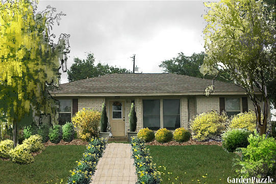 Garden design:Burgess home - Spring