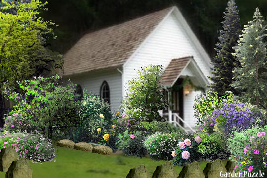 Garden design:Church Garden  - Summer