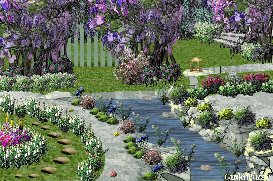 Garden design:El caminito - Spring