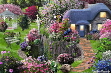 Garden design:Just an idea of a little peace of heaven here on earth... Garden design:All in a Picture