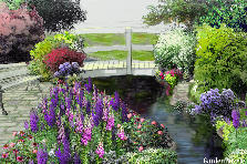 Garden design:Bridge