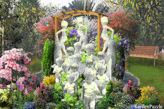 Garden design:The children will color the world.
