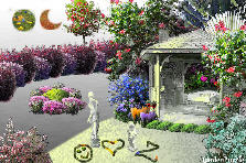 Garden design:Escrito en la arena.