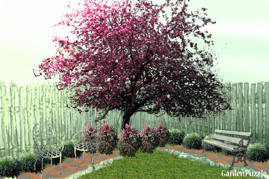 GardenPuzzle - project Lovely Backyard Corner/Nook
